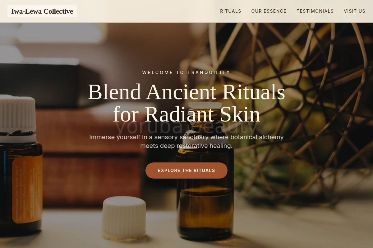 Botanical Aromatherapy Wellness Parlor