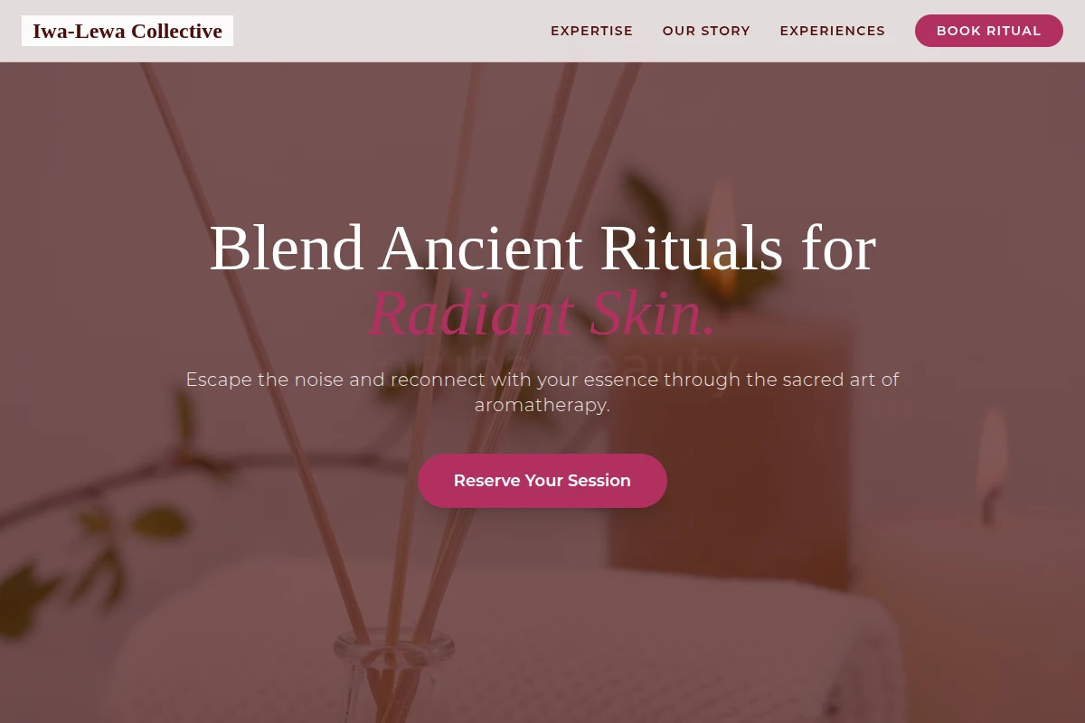 Organic Aromatherapy Wellness Parlor
