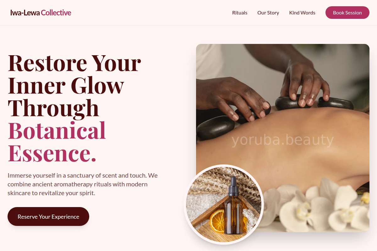 Serum Aromatherapy Wellness Parlor