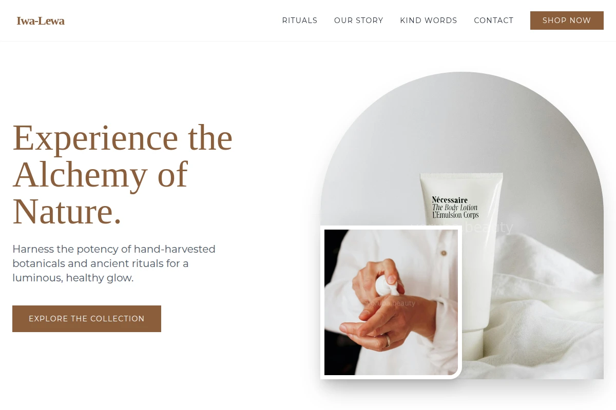 Botanical Beauty Products