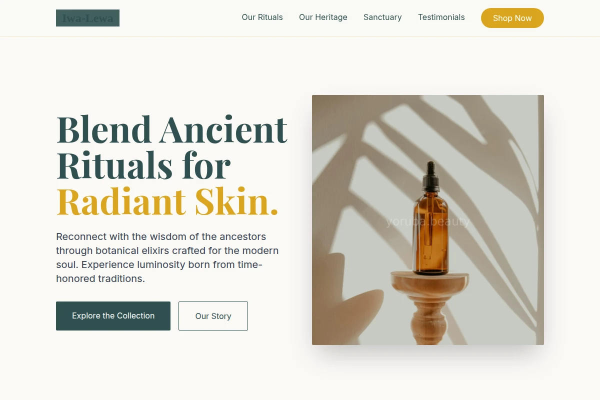 Ancestral Beauty Products