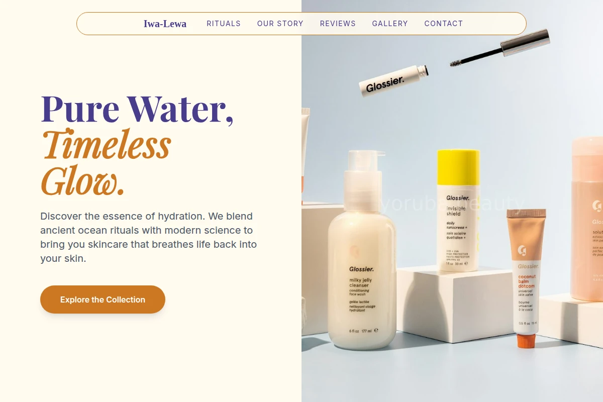Water Beauty Products
