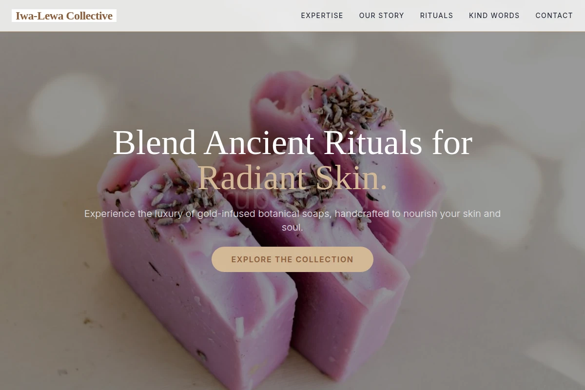 Gold Handmade Soap