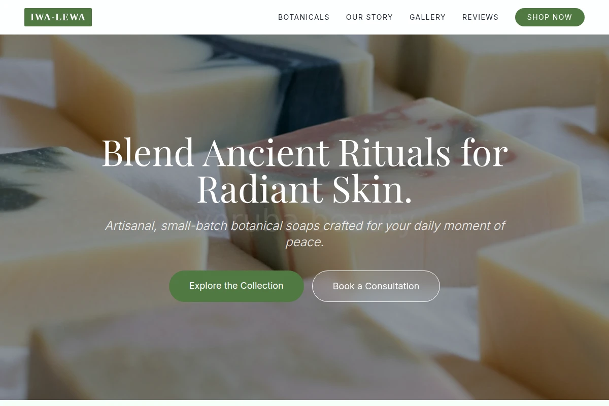 Botanical Handmade Soap